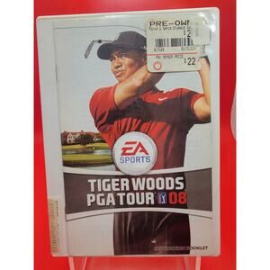 Tiger Woods PGA Tour 08 (EA Sports Games, Nintendo Wii, 2007) Game & Manual